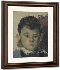 Portrait Of Paul, The Artist's Son (Portrait De Paul, Fils De L'artiste) By Paul Cezanne Fine Art Print