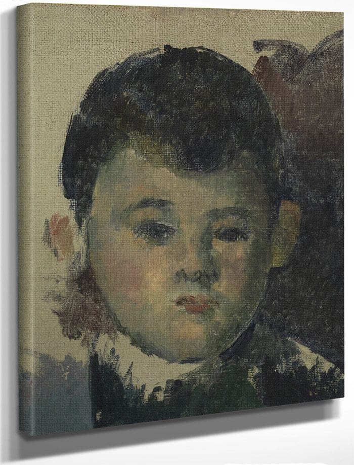 Portrait Of Paul, The Artist's Son (Portrait De Paul, Fils De L'artiste) By Paul Cezanne Fine Art Print