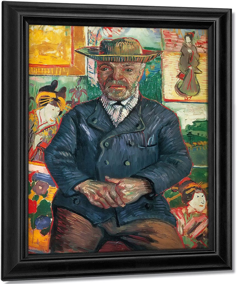 Portrait Of Pere Tanguy By Vincent Van Gogh Fine Art Print
