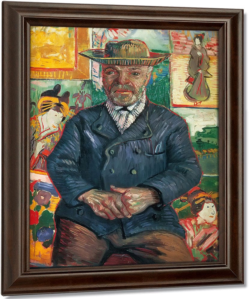 Portrait Of Pere Tanguy By Vincent Van Gogh Fine Art Print