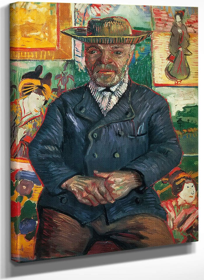 Portrait Of Pere Tanguy By Vincent Van Gogh Fine Art Print