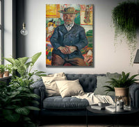 Portrait Of Pere Tanguy By Vincent Van Gogh Fine Art Print