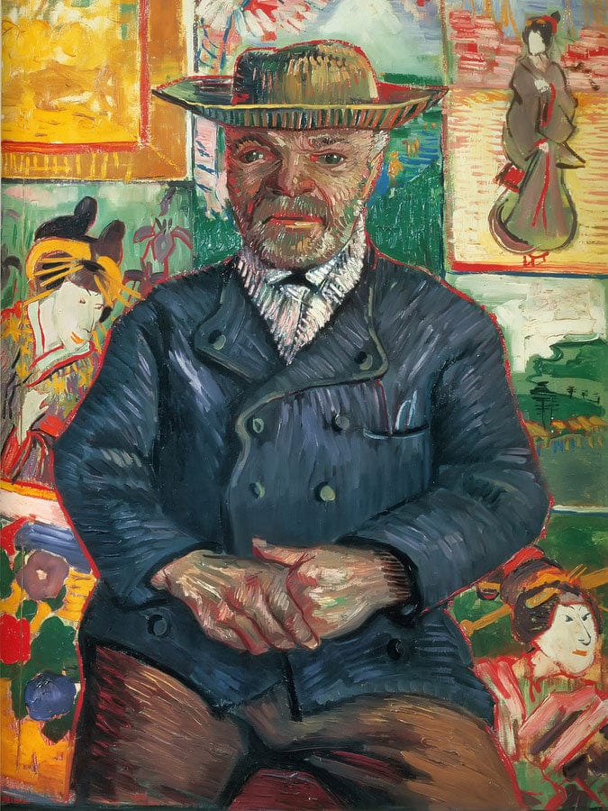 Portrait Of Pere Tanguy By Vincent Van Gogh Fine Art Print