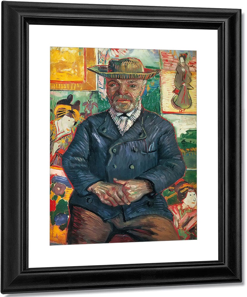 Portrait Of Pere Tanguy By Vincent Van Gogh Fine Art Print