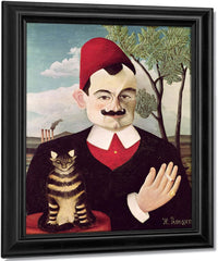 Portrait Of Pierre Loti (1850 1923) By Henri Julien Felix Rousseau Fine Art Print