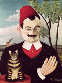 Portrait Of Pierre Loti (1850 1923) By Henri Julien Felix Rousseau Fine Art Print