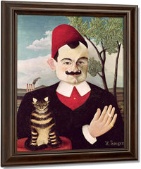 Portrait Of Pierre Loti (1850 1923) By Henri Julien Felix Rousseau Fine Art Print