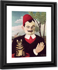 Portrait Of Pierre Loti (1850 1923) By Henri Julien Felix Rousseau Fine Art Print