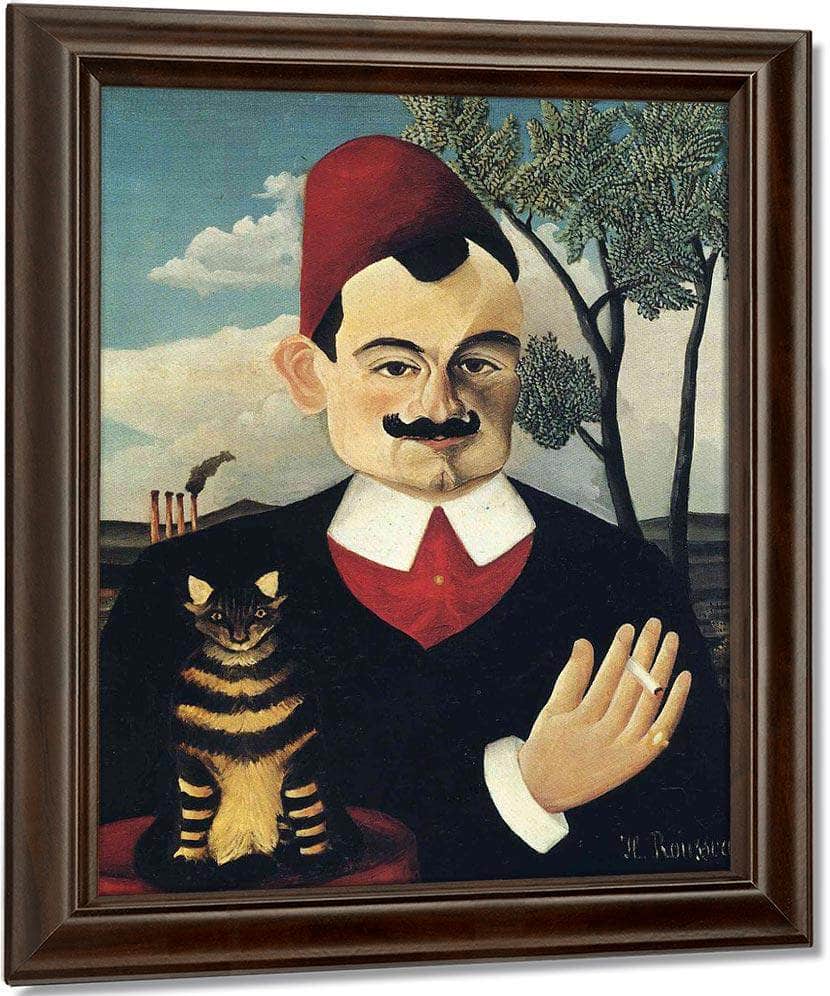 Portrait Of Pierre Loti 1891 By Henri Rousseau Fine Art Print