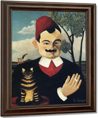 Portrait Of Pierre Loti 1891 By Henri Rousseau Fine Art Print