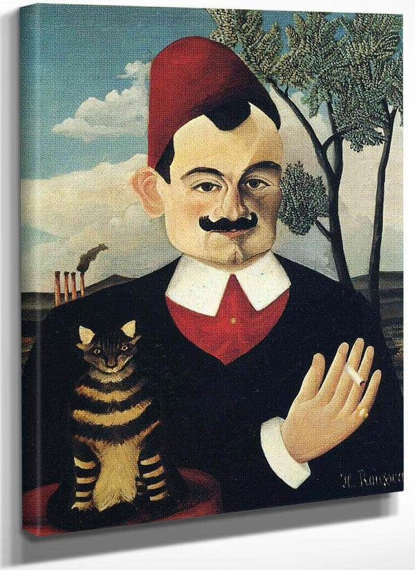 Portrait Of Pierre Loti 1891 By Henri Rousseau Fine Art Print