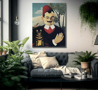 Portrait Of Pierre Loti 1891 By Henri Rousseau Fine Art Print