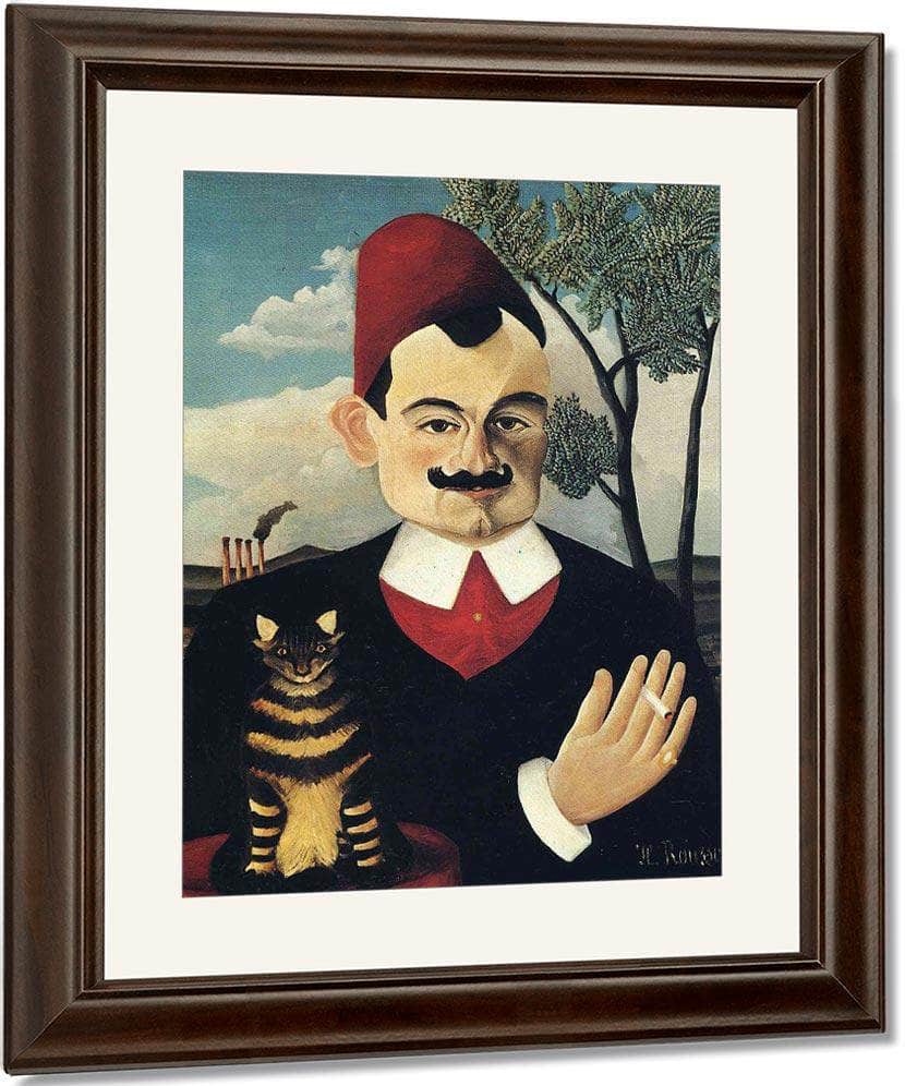 Portrait Of Pierre Loti 1891 By Henri Rousseau Fine Art Print