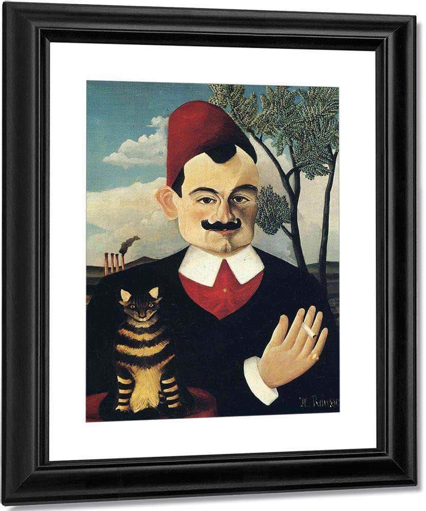 Portrait Of Pierre Loti 1891 By Henri Rousseau Fine Art Print