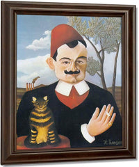 Portrait Of Pierre Loti About 1891 By Henri Rousseau Fine Art Print