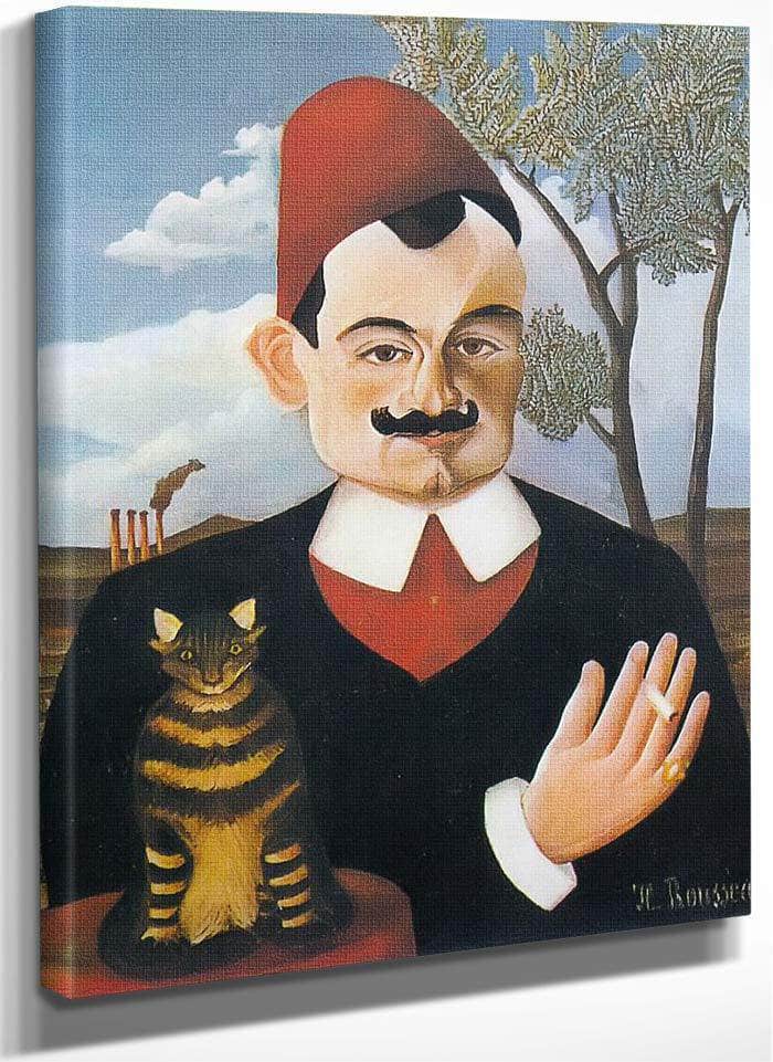 Portrait Of Pierre Loti About 1891 By Henri Rousseau Fine Art Print
