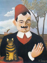Portrait Of Pierre Loti About 1891 By Henri Rousseau Fine Art Print