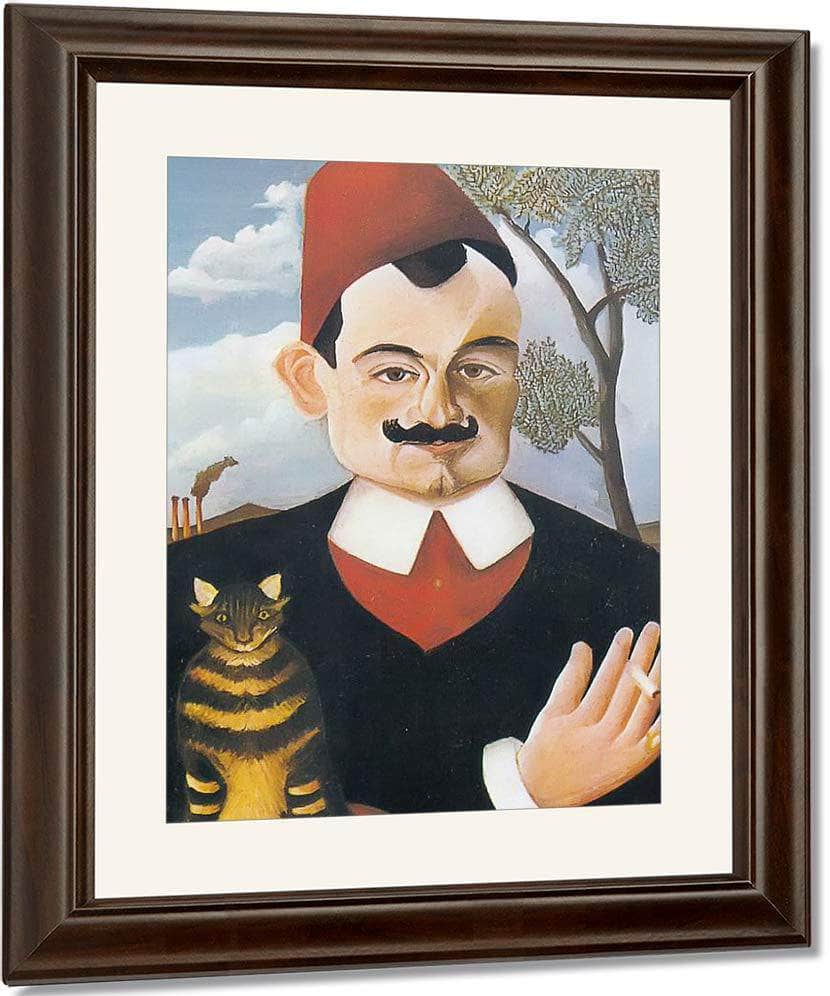 Portrait Of Pierre Loti About 1891 By Henri Rousseau Fine Art Print
