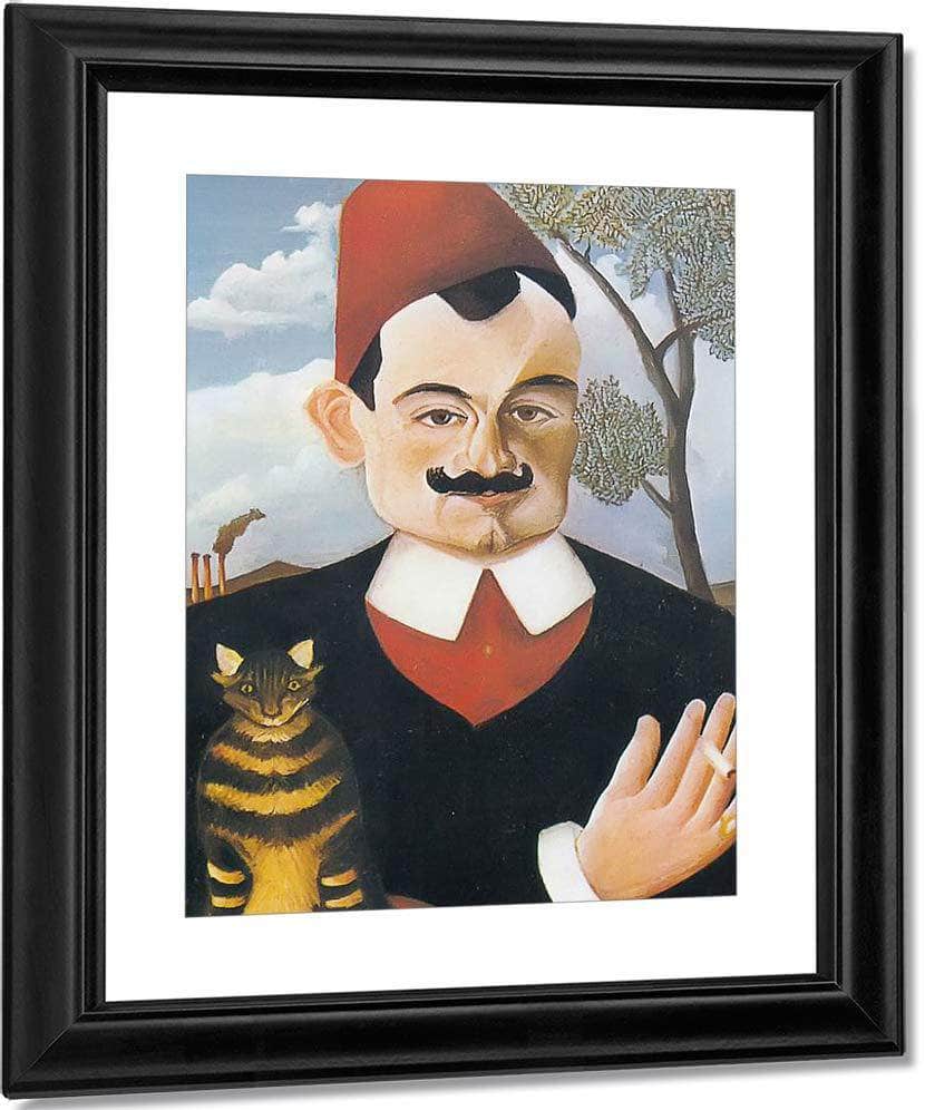 Portrait Of Pierre Loti About 1891 By Henri Rousseau Fine Art Print