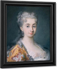 Portrait Of Pisana Mocenigo 1739 By Rosalba Carriera Fine Art Print