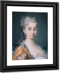 Portrait Of Pisana Mocenigo 1739 By Rosalba Carriera Fine Art Print