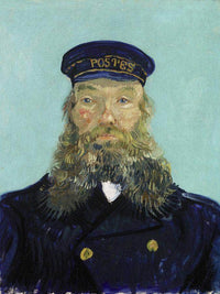 Portrait Of Postman Roulin By Vincent Van Gogh Fine Art Print