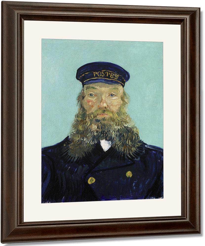 Portrait Of Postman Roulin By Vincent Van Gogh Fine Art Print
