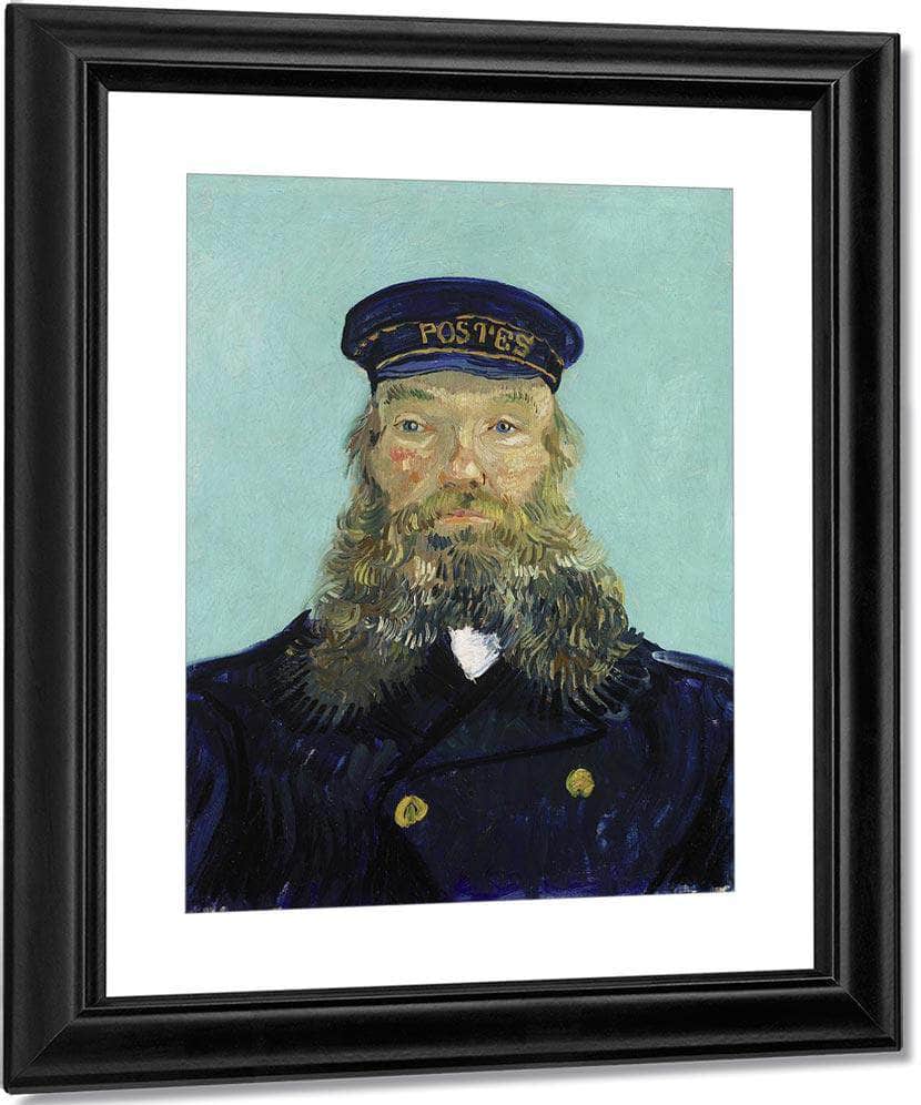 Portrait Of Postman Roulin By Vincent Van Gogh Fine Art Print