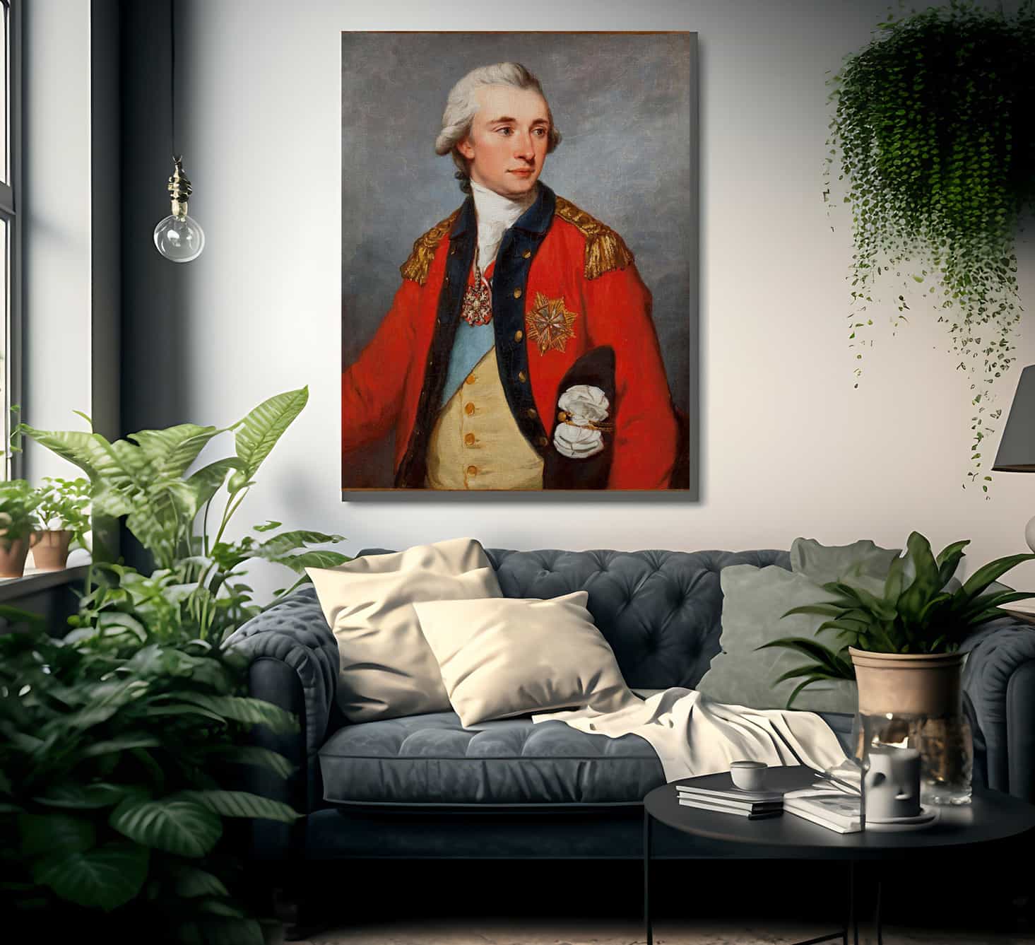 Portrait Of Prince Stanislaus Poniatowski 1786 77X54Cm By Angelica Kauffmann Fine Art Print