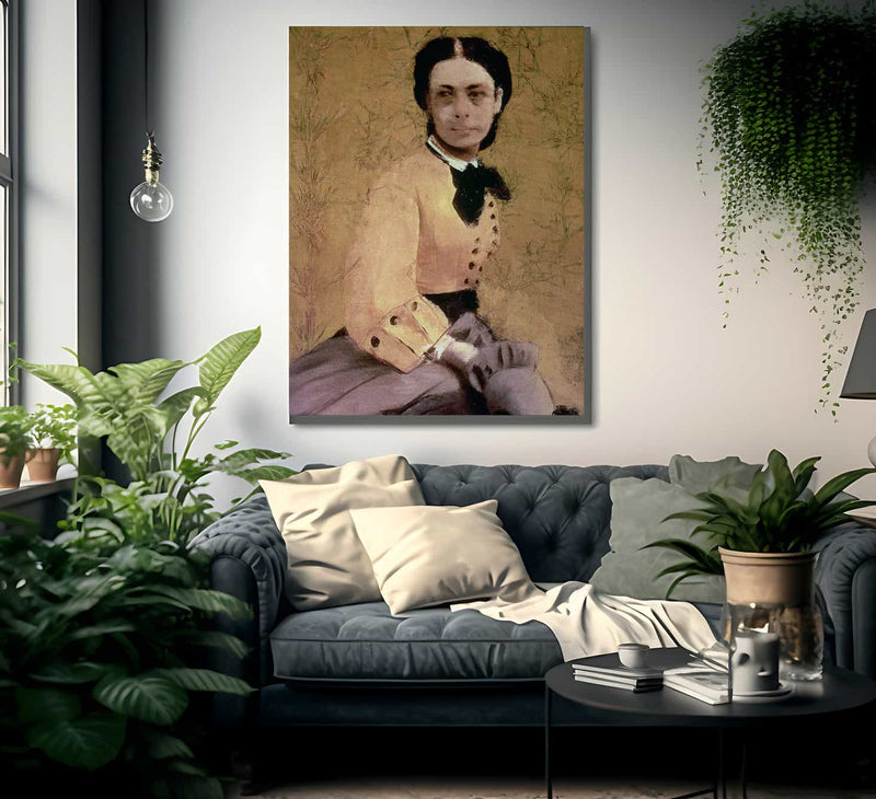 Portrait Of Princess Pauline De Metternich By Edgar Degas Fine Art Print