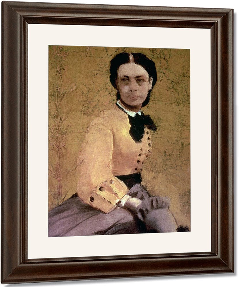 Portrait Of Princess Pauline De Metternich By Edgar Degas Fine Art Print