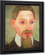 Portrait Of Rainer Maria Rilke By Paula Modersohn Becker Fine Art Print