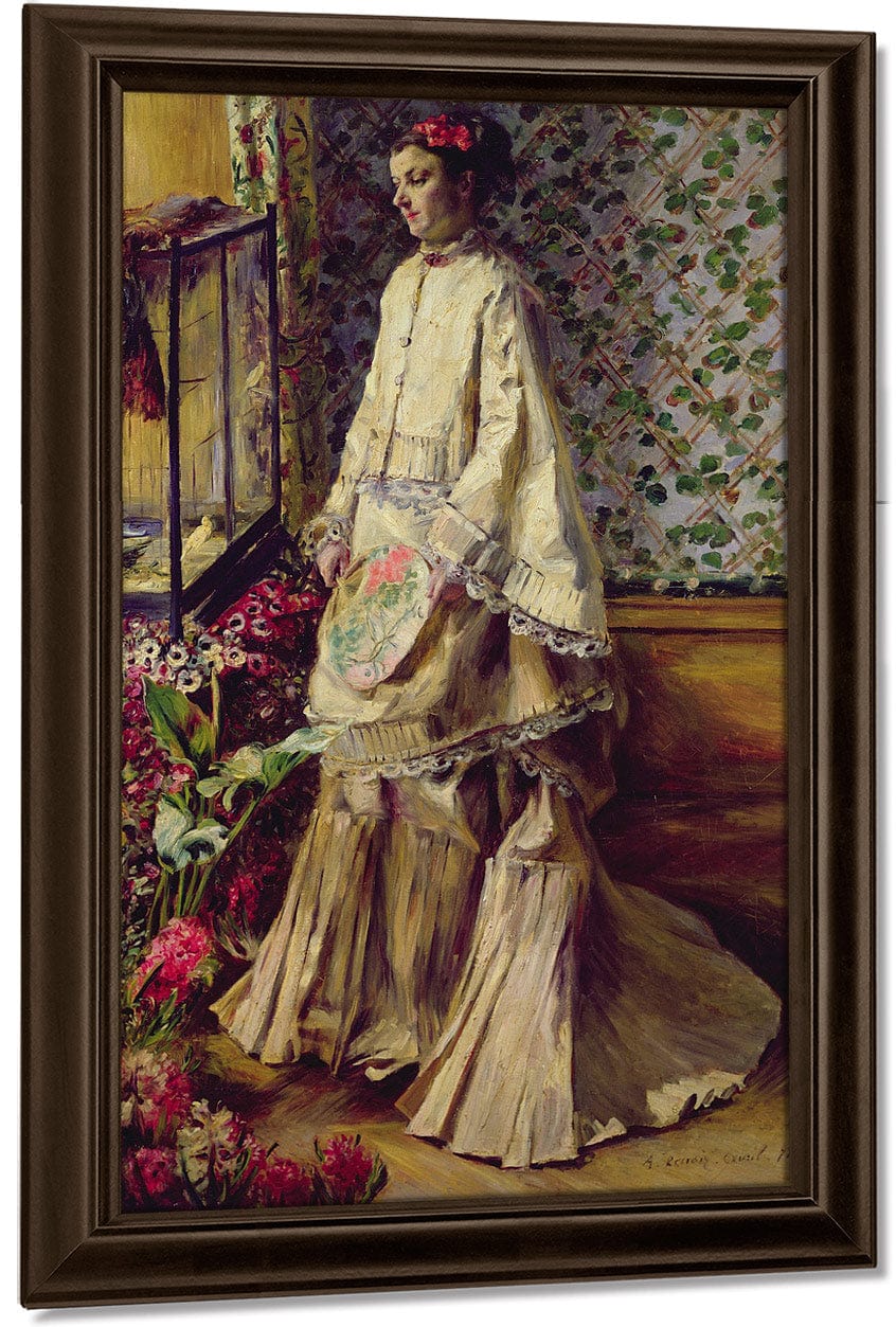 Portrait Of Rapha By Pierre Auguste Renoir Fine Art Print