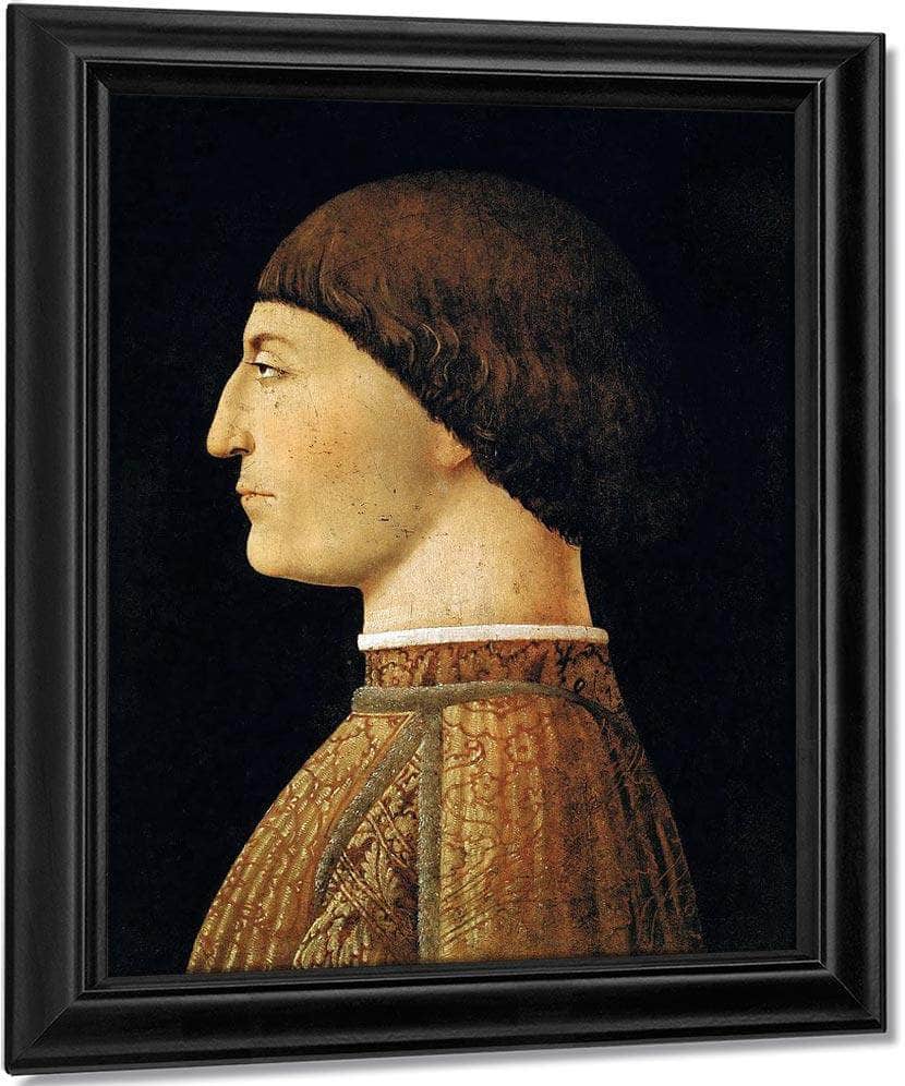 Portrait Of Sigismondo Pandolfo Malatesta 1451 By Piero Della Francesca Fine Art Print