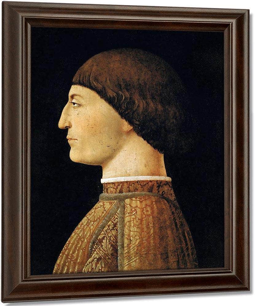 Portrait Of Sigismondo Pandolfo Malatesta 1451 By Piero Della Francesca Fine Art Print