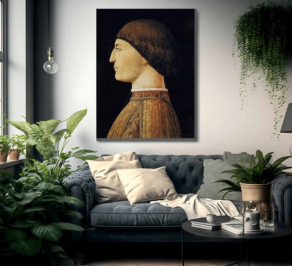 Portrait Of Sigismondo Pandolfo Malatesta 1451 By Piero Della Francesca Fine Art Print