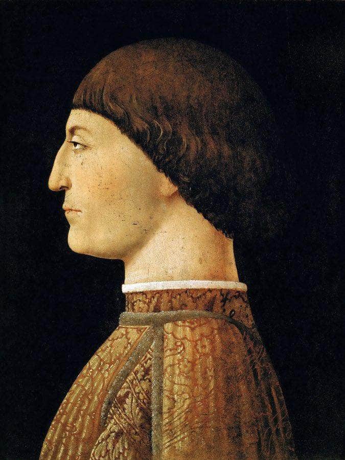 Portrait Of Sigismondo Pandolfo Malatesta 1451 By Piero Della Francesca Fine Art Print