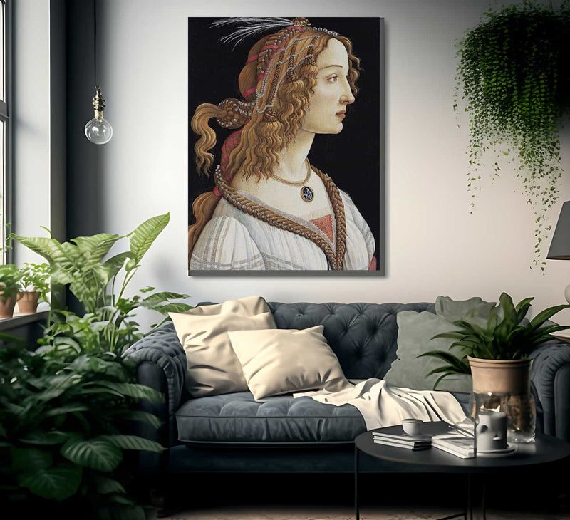 Portrait Of Simonetta Vespucci As A Nymph By Sandro Botticelli Fine Art Print