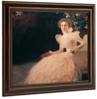Portrait Of Sonja Knips 1898 Austria Gallery By Gustav Klimt Fine Art Print