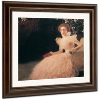 Portrait Of Sonja Knips 1898 Austria Gallery By Gustav Klimt Fine Art Print