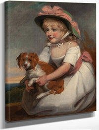 Portrait Of Sophy Elizabeth Burney Daughter Of Charles Rousseau Burney Esq. Circa 1784 By Edward Francis Burney Fine Art Print