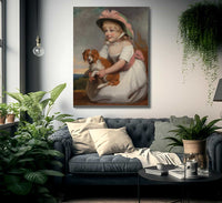 Portrait Of Sophy Elizabeth Burney Daughter Of Charles Rousseau Burney Esq. Circa 1784 By Edward Francis Burney Fine Art Print