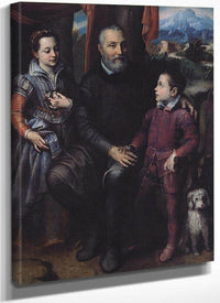Portrait Of The Artist 1039 S Family 1558 By Sofonisba Anguissola Fine Art Print