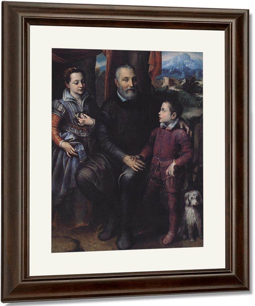 Portrait Of The Artist 1039 S Family 1558 By Sofonisba Anguissola Fine Art Print