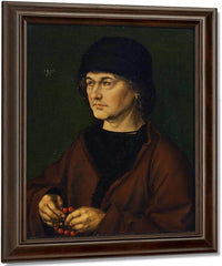 Portrait Of The Artist 1039 S Father 1490 By Albrecht Durer Fine Art Print