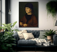 Portrait Of The Artist 1039 S Father 1490 By Albrecht Durer Fine Art Print