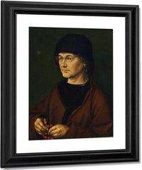 Portrait Of The Artist 1039 S Father 1490 By Albrecht Durer Fine Art Print