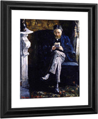 Portrait Of The Artist's Father By James Ensor Fine Art Print