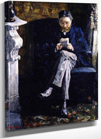 Portrait Of The Artist's Father By James Ensor Fine Art Print