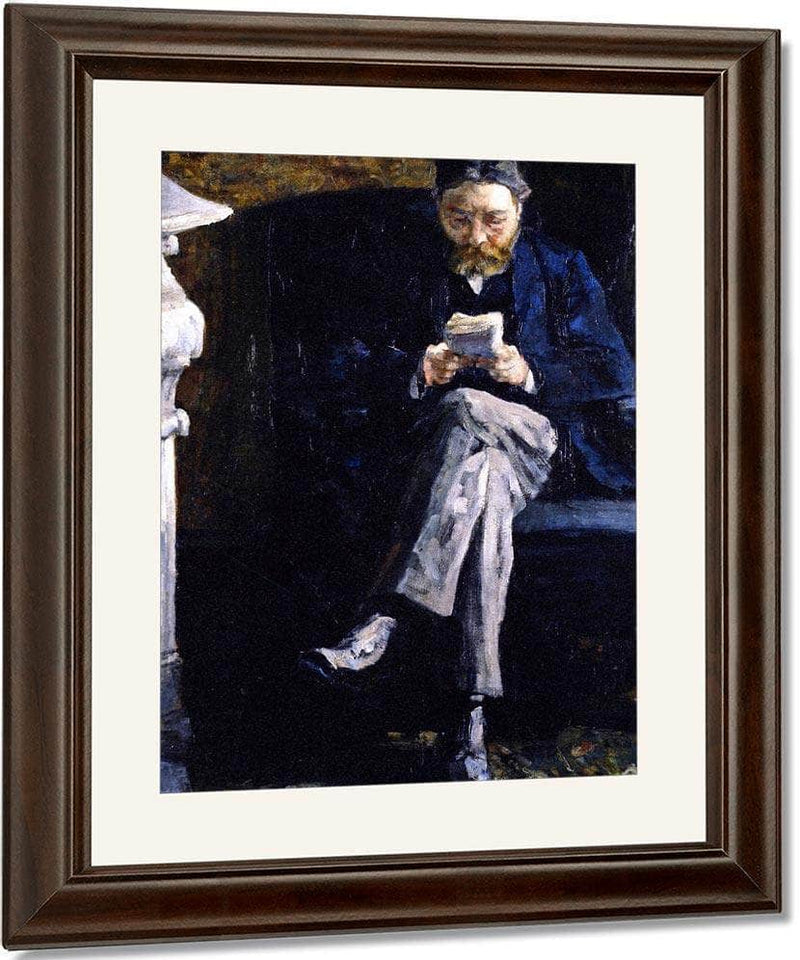Portrait Of The Artist's Father By James Ensor Fine Art Print